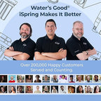 iSpring PFAS Whole House Water Filter System, SGS-Tested to Remove up to 99% PFOA & PFOS, 3-Stage Filtration Reduces Sediment, Chlorine, Taste & Odor, 20-Inch Filters, 1" Inlet/Outlet Model: WGB32B-PF
