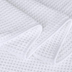 POLYTE Microfiber Quick Dry Lint Free Bath Sheet, 70 x 35 in, Set of 2 (Waffle Weave)