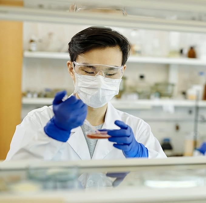 Inspire Nitrile Exam Gloves | The Original Quality Stretch Nitrile Cobalt Blue | 4.5 Gloves Disposable Latex Free Medical EMT