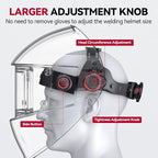 ARCCAPTAIN True Color Auto Darkening Welding Helmet with Upgraded Arc Sensor, 1/1/1/1 Top Optical Clarity Solar Power Welding Hood, 1/25000s Response Time, 4/9-13 for TIG MIG ARC, Describe