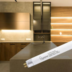 8 Pack 21 Inch F13T5/WW Fluorescent Light Bulb, 3000K Warm White, T5 13 Watts Fluorescent Replacement Bulb for Counter and Cabinet Fixture, G5 Base