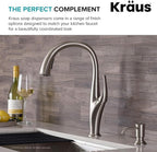 KRAUS Kitchen Soap and Lotion Dispenser in Spot Free Stainless Steel, KSD-80SFS