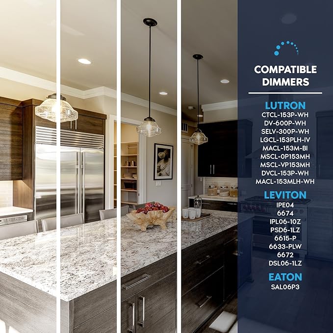 LUXRITE Vintage A19 LED Light Bulbs 60W Equivalent, 3500K Natural White Dimmable, 800 Lumens, Standard LED Edison Bulb 8W, UL Listed, E26 Base (4 Pack)