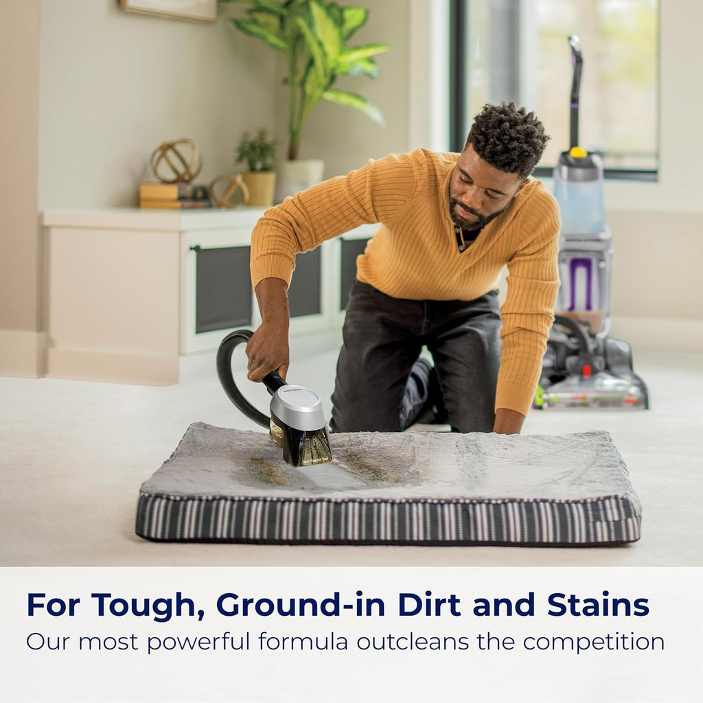 Bissell 78H63 Deep Clean Pro 4X Deep Cleaning Concentrated Carpet Shampoo, 48 ounces - Silver