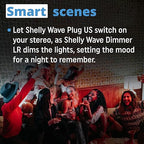 Shelly Wave Plug US LR | Z-Wave Long Range Smart Plug with Power Monitoring 15 A | Home Automation | iOS Android App | Low Power Consumption | Smart Schedules & Scenes | Bulletproof Security