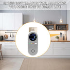 Plug in Carbon Monoxide Detector, Carbon Monoxide Alarm, 3-in-1 Real-time Digital Display CO Level, Fahrenheit(°F) & Humidity, Co Detector Monitor for Home,RV,Apartment