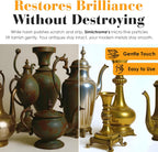 Simichrome All Metal Polish Can with Polishing Cloth Chrome and Metal polishing 250g (6-Pack with 1 Cloth)