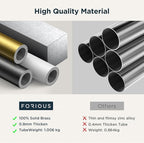 FORIOUS Pot Filler Faucet Brushed Nickel, Folding Stretchable Solid Brass Wall Mount Commercial Traditional Faucet Over Stove with Antique Double Joint Swing Arm for Kitchen Restaurant Vintage