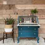 Dixie Belle Paint Company Chalk Finish Furniture Paint - Antebellum Blue (4oz) - Matte Dark Teal Chic Chalk Mineral DIY Furniture Paint