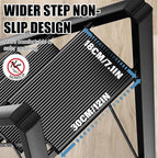 3 Step Ladder, Aluminum Lightweight Folding 3 Step Stool with Anti-Slip Wide Pedal, 330lbs Capacity Step Ladder for Household,Kitchen,Office, Ease of Folding, Portable