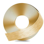 GSCIT Club Gold Edge Banding, 1 1/2 Inch x 50ft Aluminum Brushed Edge Banding PVC Edge Trim for Cabinet Repair Furniture