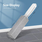 Toilet Bowl Cleaner Pumice Stone -Hard Water Stain Remover with Ergonomic Handle, Powerfully Removes Toilet Bowl Rings，Rust &Lime，Ideal for Toilet Brush/BBQ Grills/Sink/Pool/Bathroom【2Pack】