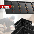 REIBII 48" W Garage Shelving 2500LBS Storage Shelves Adjustable Metal Shelving Heavy Duty Garage Shelves for Warehouse Pantry Basement 48" W x 72" H x 18" D, 2 Pack