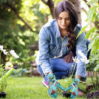 Leather-Gardening-Gloves for Women,Thorn-Proof Work-Gloves for Weeding,Digging,Planting,Pruning Yard garden Gloves