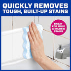 Mr. Clean Magic Eraser Sponge, Bathroom Cleaner, Shower Cleaner, Tub Cleaner, Soap Scum Remover, Bathroom Cleaning Supplies, Dawn Cleaning Power with Febreze Lavender Scent, Ultra Bath, 5ct