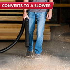 Vacmaster 12-Gallon 5.5 Peak HP Heavy-Duty Wet/Dry Vacuum - VJH1211PF 1101