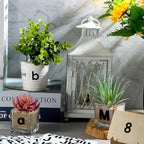 Outus 8 Sheets Vinyl Letter Stickers Self Adhesive Mailbox Numbers Alphabet Stickers Stick on Letters for Christmas Stockings Scrapbook Bulletin Board School Business(1 Inch,Black)