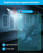 ZOSI 4K 8CH Spotlight PoE Security Camera System with 2TB HDD,4pcs 5MP Outdoor PoE IP Cameras,Smart Human Detection,2 Way Audio,Color Night Vision,8 Ports 16CH 8MP NVR for Home 24/7 Recording