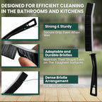 Crevice Cleaning Brush Set – 6Pcs Hard Bristle Cleaning Tools for Grout, Tile Floors, Gaps & Narrow Spaces – Small Grout Scrub Brush for Cleaning Bathroom, Shower, Window Tracks, Kitchen