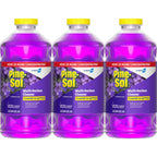 Pine-Sol Multi Surface Cleaner, Multipurpose Concentrated Formula Makes 80 Gal Cleaning Solution, Non Sticky Formula, Lavender Clean, 80 Fl Oz, Value Pack of 3