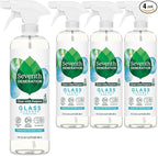 Seventh Generation Glass Cleaner, Biodegradable Formula, Sparkling Seaside Scent, 23 oz (Pack of 4)