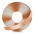 GSCIT Club Rose Gold Edge Banding, 1/2 Inch x 100ft Aluminum Brushed Edge Banding PVC Edge Trim for Cabinet Repair Furniture