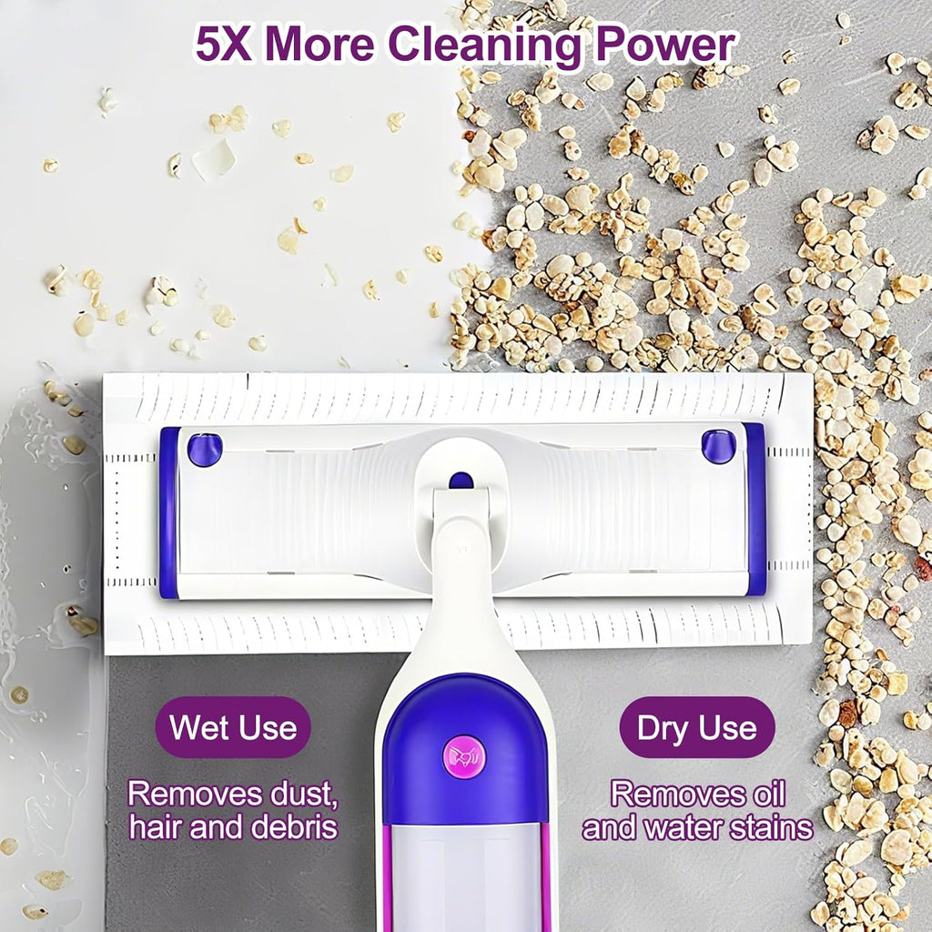 32 Pack Disposable Mop Pads for Swiffer Power Mop, Thickened 14-Layer，Multi-Surface PowerMop Refills Replacement Mopping Pad for Floor Cleaning，Non-Washable & Unscented,Quick-Absorb，No Residue