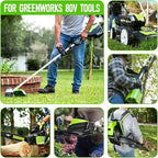 80V 3.5Ah Lithium Battery Replace for Greenworks 80V Battery GBA80400 GBA80250 GBA80200, 3500mAh High Capacity, Fit for Greenworks 80 Volt Power Tools PW80L420 TL80L00 LMB407 PS80L00