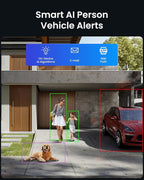 ZOSI 16CH 4K PoE Security Camera System,8pcs 4K C186 Aurora Lux Outdoor PoE Cameras with True Full Color Night Vision,Person Vehicle Detection,2 Way Audio,8MP 16CH NVR with 4TB HDD for 24/7 Recording