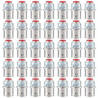 Metal-Clad Cable Connectors Zinc Electrical Conduit Connector 3/8" Snap in Connectors for Steel and Aluminum Cable (35 Pack)