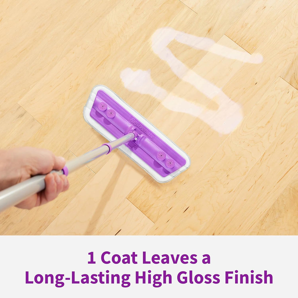 Rejuvenate Professional Wood Floor Restorer and Polish with Durable Finish Non-Toxic Easy Mop On Application High Gloss Finish 32oz