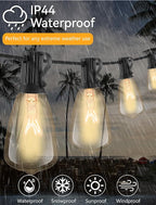 10-Pack ST35 Light Bulbs Replacement Edison Clear Bulbs -5 Watts C7/E12 Screw Base for Indoor/Outdoor Patio String Lights