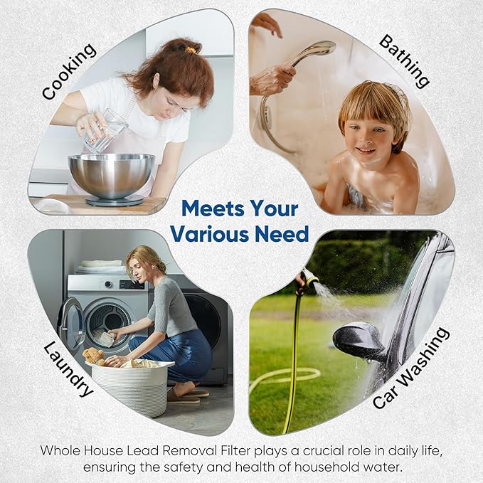 PUREPLUS 5 Micron 10" x 4.5" Whole House Activated Carbon Water Filter, Enhanced Lead Removal Carbon Replacement Cartridge, Compatible with GE GXWH40L, GXWH35F, BB10, FXHTC, FC15B, CTO10BB-CQB, 2PACK