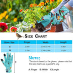 Leather-Gardening-Gloves for Women,Thorn-Proof Work-Gloves for Weeding,Digging,Planting,Pruning Yard garden Gloves