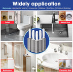 AZEN 5 Pack Pumice Stone for Cleaning, Pumie Scouring Stick with Handle, Pumice Stone Toilet Bowl Cleaner, Hard Water Stain Remover for Toilet, Bathroom, Kitchen Sink, Grill