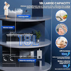 Propane Tankless Water Heater, 4.74GPM 18L Indoor,Constant propane water heater,Instant Hot Propane Gas water heater with Fahrenheit Digital Display,Multi-Protection