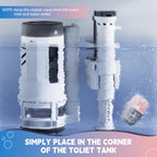 Toilet Bowl Cleaner Tablets, Automatic Toilet Bowl Cleaners, Long-Lasting Toilet Tabs Drop in Tank for Deodorizing & Descaling, Blue & Pink, 20 Packs