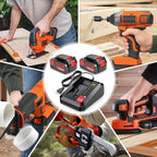 ARyee LB2X4020 6.0Ah 20V Battery for Black and Decker 20V Max LBXR20 LB20 LBX20 LBXR2020 LBX4020 LBX4020 Cordless Tools Battery with 20V Battery Charger PCC685L