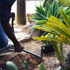 Yard Butler Terra Garden Hand Tools - Weeding Hand Tiller Tool for Efficient Gardening - Weed Remover Tool for Lawn & Garden Care - Durable Gardening Accessory, Mattock