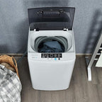 FUTADA Full Automatic Washing Machine, 2 in 1 Portable Laundry Washer, 8.8 Lbs Washer & Dryer Combo w/Built-in Barrel Light, LED Display, Energy Saving Top Load Washer for Camping, Apartment, Dorm