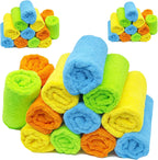 Microfiber Cleaning Cloths - 36 Pack, 16x16 Reusable, Lint-Free, Highly Absorbent Towels for Home, Kitchen, Car Detailing & Windows - Soft, Durable, Washable Cleaning Rags (Mix Color, 16" x 16")