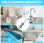 12 Pack Pumice Stone Toilet Bowl Cleaner, Toilet Pumice Stone with Handle for Toilet Cleaning, Bathtubs, Sinks, Swimming Pools, Grills