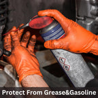 Industrial Nitrile Gloves – Heavy Duty Latex & Powder Free Disposable Gloves with Diamond Texture