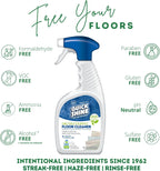 Quick Shine Multi Surface Floor Cleaner Daily Care 24oz, 6Pk | Ready to Use, Dirt Dissolving, Streak Free, No Rinse | Use on Hardwood, Laminate, Luxury Vinyl Plank LVT, Tile & Stone | Safer Choice