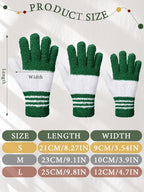 Patelai 3 Pairs Microfiber Plant Dusting Gloves Leaf Cleaning Gloves for Indoor Plants, Blinds, Furniture, House(Small,Red, Green, Yellow)