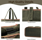 13in Tool Bag, Heavy Duty 19oz Waxed Canvas Bag 11-Pocket Portable Tool Bag Organizer Storage Toolbox for Gardener Welders Electrician Working Mechanic tool bags for men