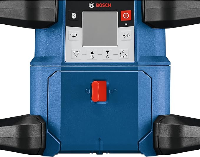BOSCH GRL4000-80CHVK-S REVOLVE 18V Connected Self-Leveling Horizontal/Vertical Rotary Laser Kit, Includes Tripod, Grade Rod, Receiver, Battery Adapter, 4 D Batteries, Carrying Case, & Accessories