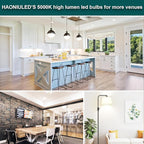 LED Light Bulb, A19 250W Equivalent, 3670 Lumens, 5000K Cool Daylight White 27W LED Corn Light Bulb E26/E27 Light Bulbs Non-Dimmable (Pack of 2)