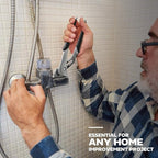 Olympia Tools Tongue and Groove Pliers, Straight Jaw Pliers with Cushion grip, 5 Jaw positions, 1.7" Jaw Capacity, Water pump plier (8-Inch)