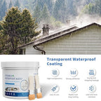 Invisible Waterproof Agent Transparent Repairing Leak Waterproof Adhesive for Roofs, Walls, Bathroom, Shower, Window Sills, Indoor & Outdoor Water Proof Coating 35 Oz